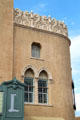 Facade details of Lensic Theater. Santa Fe, NM.
