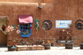 Western sculpture in Santa Fe shop. Santa Fe, NM.