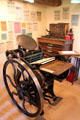 Letterpress at New Mexico History Museum. Santa Fe, NM.