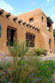 Detail of New Mexico Museum of Art. Santa Fe, NM.