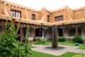 Courtyard of New Mexico Museum of Art. Santa Fe, NM.