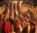 Dance at Taos painting by Ernest L. Blumenschein at New Mexico Museum of Art. Santa Fe, NM.