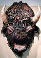 Buffalo head sculpted of various items by Holly Hughes in NM State Capitol Art Collection. Santa Fe, NM.