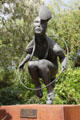 Emergence sculpture by Michael A. Naranjo at NM State Capitol. Santa Fe, NM.