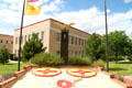 Memorial to the Veterans of the Bataan Death March & 1at NM State Capitol grounds. Santa Fe, NM.