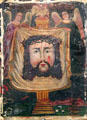 Veronica's Veil painting by Mourselo Aguilar of Mexico at Museum of Spanish Colonial Art. Santa Fe, NM.
