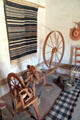 Spinning wheels at Rancho de las Golondrinas. Santa Fe, NM.