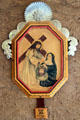 Station of the Cross VI by Arlene Cisneros Sena in Golondrinas Chapel at Rancho de las Golondrinas. Santa Fe, NM