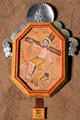 Station of the Cross XI by Gustavo Victor Goler in Golondrinas Chapel at Rancho de las Golondrinas. Santa Fe, NM.