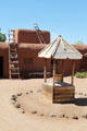 Well & country store at Rancho de las Golondrinas. Santa Fe, NM.