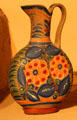 Painted pottery pitcher at Blumenschein Home & Museum. Taos, NM.