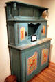 Cabinet painted by Leon Gaspard at Blumenschein Home & Museum. Taos, NM.