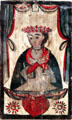St Rose of Lima retablo by José Rafael Aragón at Harwood Museum of Art. Taos, NM.