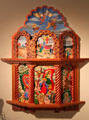 Peregrinación painted shrine by Anita Rodriquez at Harwood Museum of Art. Taos, NM.