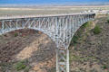 Cantilevered truss structure of Rio Grande Gorge Bridge. Taos, NM.