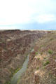 Rio Grande Gorge from Gorge Bridge. Taos, NM.