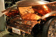 Tail of Rolls Royce Silver Ghost at National Automobile Museum. Reno, NV.