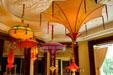 Umbrella lamps in Wynn Las Vegas. Las Vegas, NV.