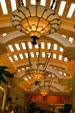Lamps in shopping arcade at Wynn Las Vegas. Las Vegas, NV.