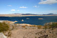Rocky beach along Lake Mead. Las Vegas, NV.