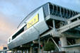Las Vegas Monorail station at Convention Center. Las Vegas, NV.