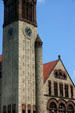 Towers & arches of Albany City Hall. Albany, NY