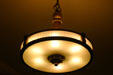 Art Deco lamp in New York State Capitol. Albany, NY.