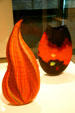 Modern glass vessels by Lino Tagliapietra at Corning Museum of Glass. Corning, NY.