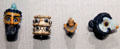 Glass pendants from Carthage or Lebanon at Corning Museum of Glass. Corning, NY.