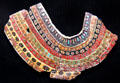 Glass Egyptian plaque with repeating designs at Corning Museum of Glass. Corning, NY.