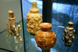 Glass bottles of Sasanians, Byzantines or early Islamic culture from Western Asia at Corning Museum of Glass. Corning, NY.