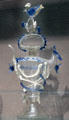 Spanish glass drinking flask from Catalonia at Corning Museum of Glass. Corning, NY.