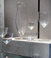 Viennese glass Patrician pitcher & goblets by Josef Hoffmann of Wiener Werkstätte at Corning Museum of Glass. Corning, NY.