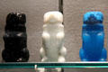 American pressed glass bear grease pomade jars by Boston & Sandwich Glass Co. of Sandwich, MA at Corning Museum of Glass. Corning, NY.