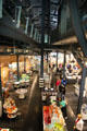 Central entrance hall & gift shop at Corning Museum of Glass. Corning, NY.