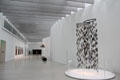 Gallery with modern art glass at Corning Museum of Glass. Corning, NY.