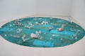 Constellation art glass sculpture by Kiki Smith at Corning Museum of Glass. Corning, NY.