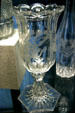 Bakewell celery vase from set of President Andrew Jackson at Corning Museum of Glass. Corning, NY.