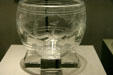 Gazelle engraved bowl by Sidney Waugh at Corning Museum of Glass. Corning, NY.
