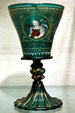 Venetian nuptial goblet at Corning Museum of Glass. Corning, NY.