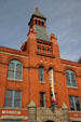 Tower of Old Corning City Hall. Corning, NY.
