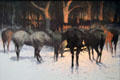 The Winter Campaign painting by Frederic Remington at Rockwell Museum of Art. Corning, NY.