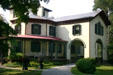 Locust Grove veranda & carriage entrance. Poughkeepsie, NY.