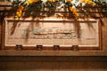 Arts & Craft tile work in Library upstairs at Roycroft Inn. East Aurora, NY.