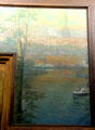 Paris lobby mural detail at Roycroft Inn. East Aurora, NY.