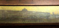 Lobby mural showing London by Alexis Fournier at Roycroft Inn. East Aurora, NY.
