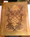 Book cover by Roycroft at Elbert Hubbard Roycroft Museum. East Aurora, NY.