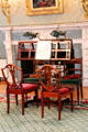 Music stand for violins quartets in East Room at Eastman House. Rochester, NY.