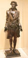 Nathan Hale bronze sculpture by Frederick MacMonnies at Memorial Art Gallery. Rochester, NY.
