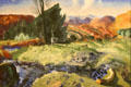 Autumn Brook painting by George Bellows at Memorial Art Gallery. Rochester, NY.